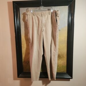 Men's Tan Faded Cargo Pants